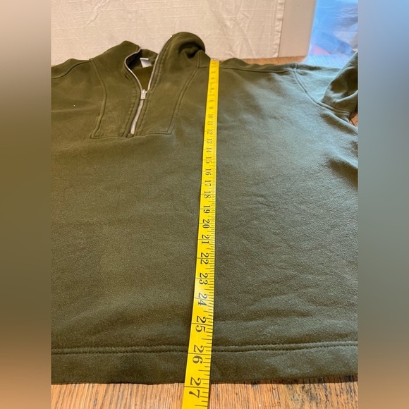 💚 Olive Green Half-Zip Pullover – Old Navy – Size XL💚 - Picture 5 of 7